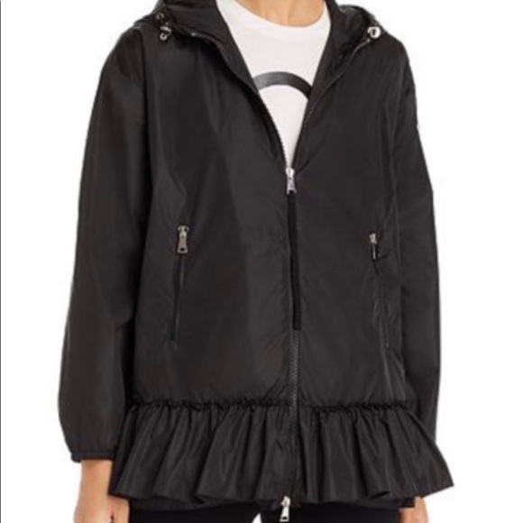 Moncler Sarcelle Peplum Raincoat 
